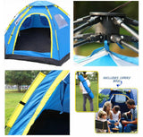 6 PERSON INSTANT POP UP CAMPING TENT SETS UP IN SECONDS HIKING CAMPING FISHING