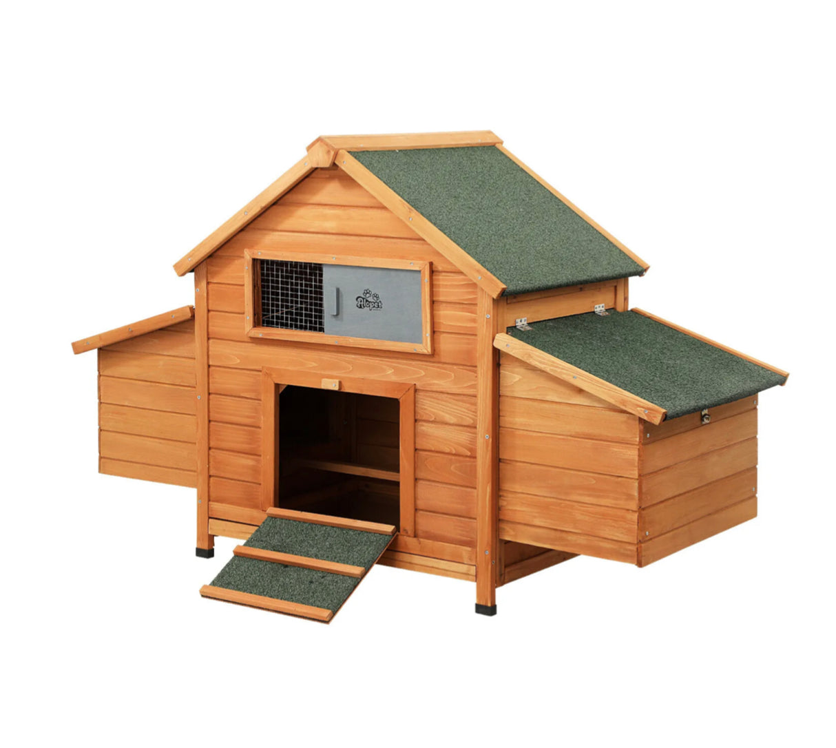 Chicken Coop Rabbit Hutch Large House Run Cage Wooden Outdoor Pet Hutch