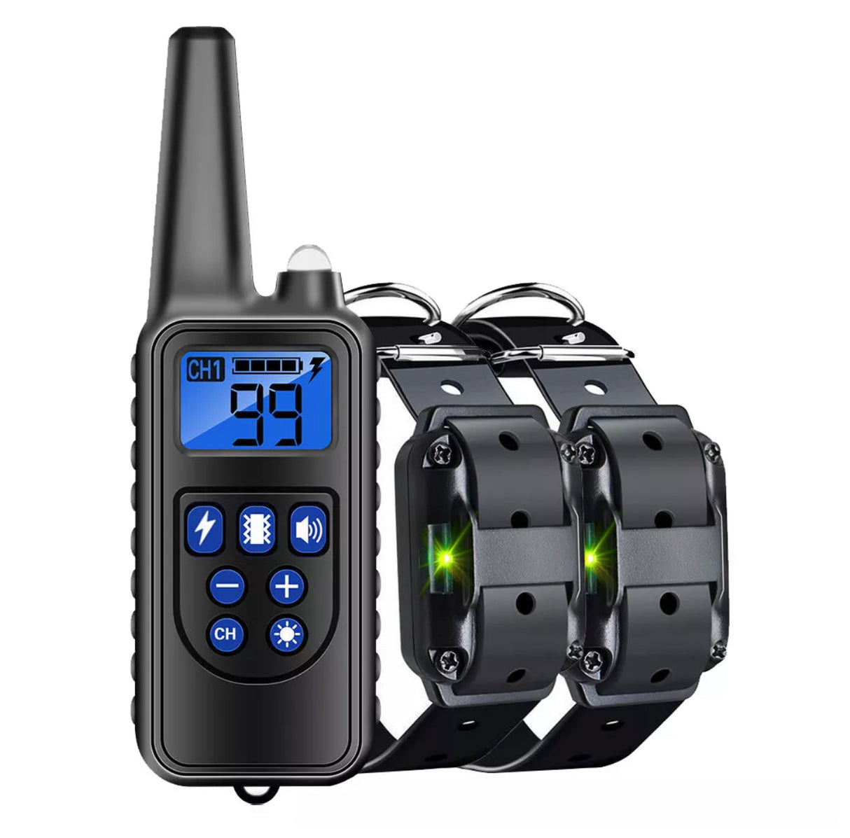 Anti Bark Electric Shock Pet Dog Training E-Collar Obedience Remote Control 800m