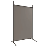 2-Panel Room Divider in Anthracite - 175x180 cm - Durable Polyester Fabric - Modern Style for Living Room and Bedroom