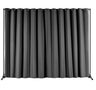 Room Divider Panel Privacy Screen Curtain Stand w/ Wheels 301 x 240cm