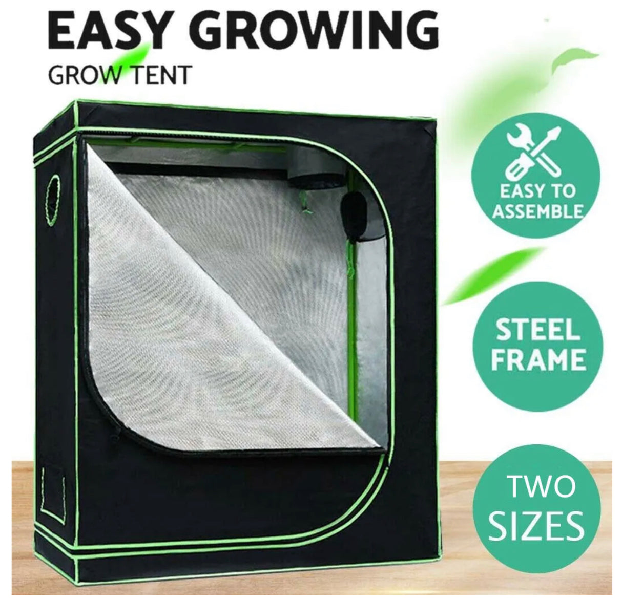 Hydroponics Grow Tent Professional Grow Room 120*120*200cm / 240*120*200cm