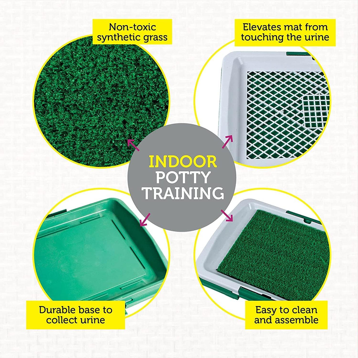 Pet Basic Indoor Puppy Potty Trainer, Convenient and Effective Solution for Teaching Your Puppy to Use a Designated Potty Area