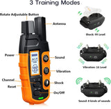 Dog Shock Collar - 3300FT Waterproof Training Collar for Dogs Large Medium Small with Rechargeable Remote, Beep (1-8) Vibration (1-16) and Humane Shock (1-99) Modes