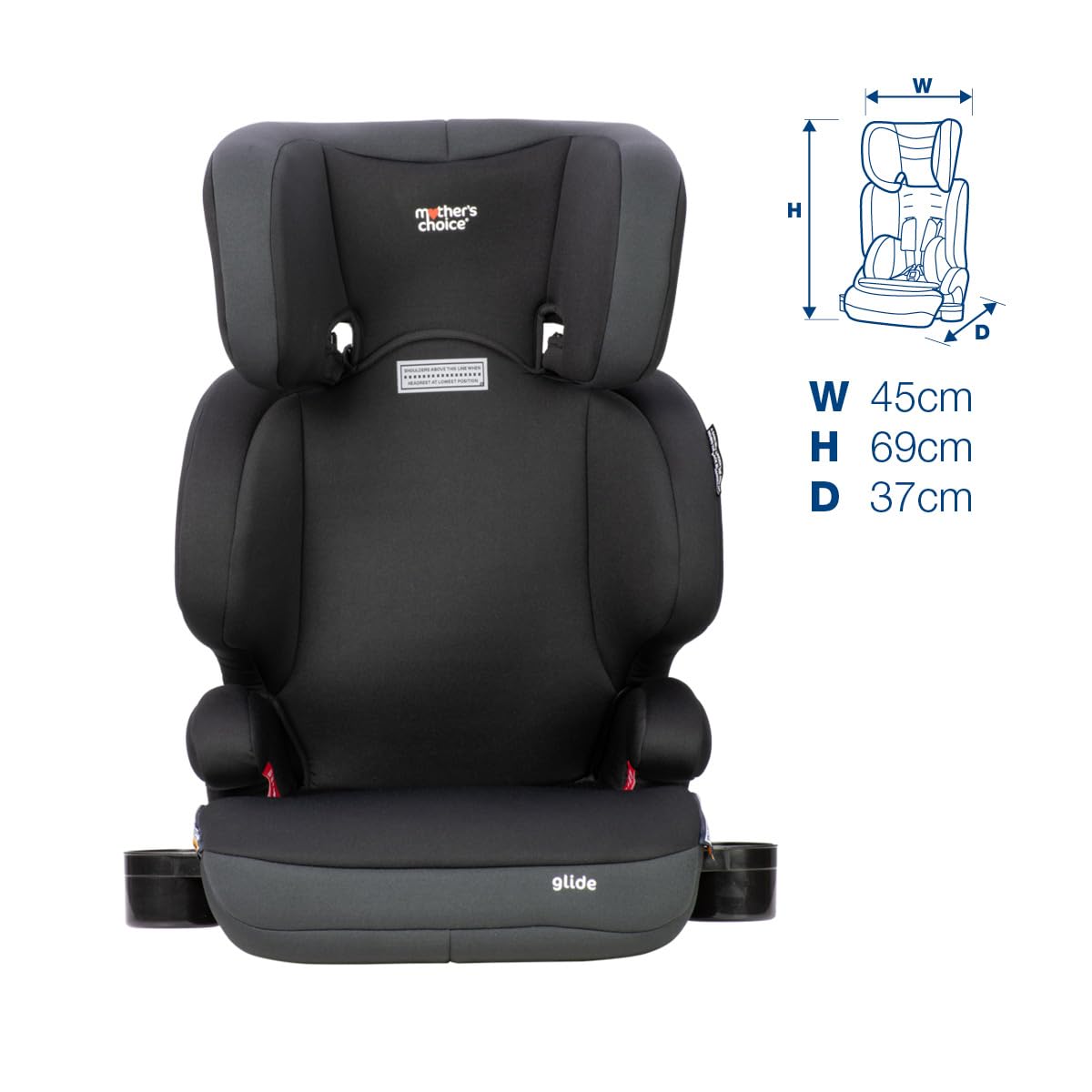 Mother's Choice Glide Booster Seat, 4-8 years