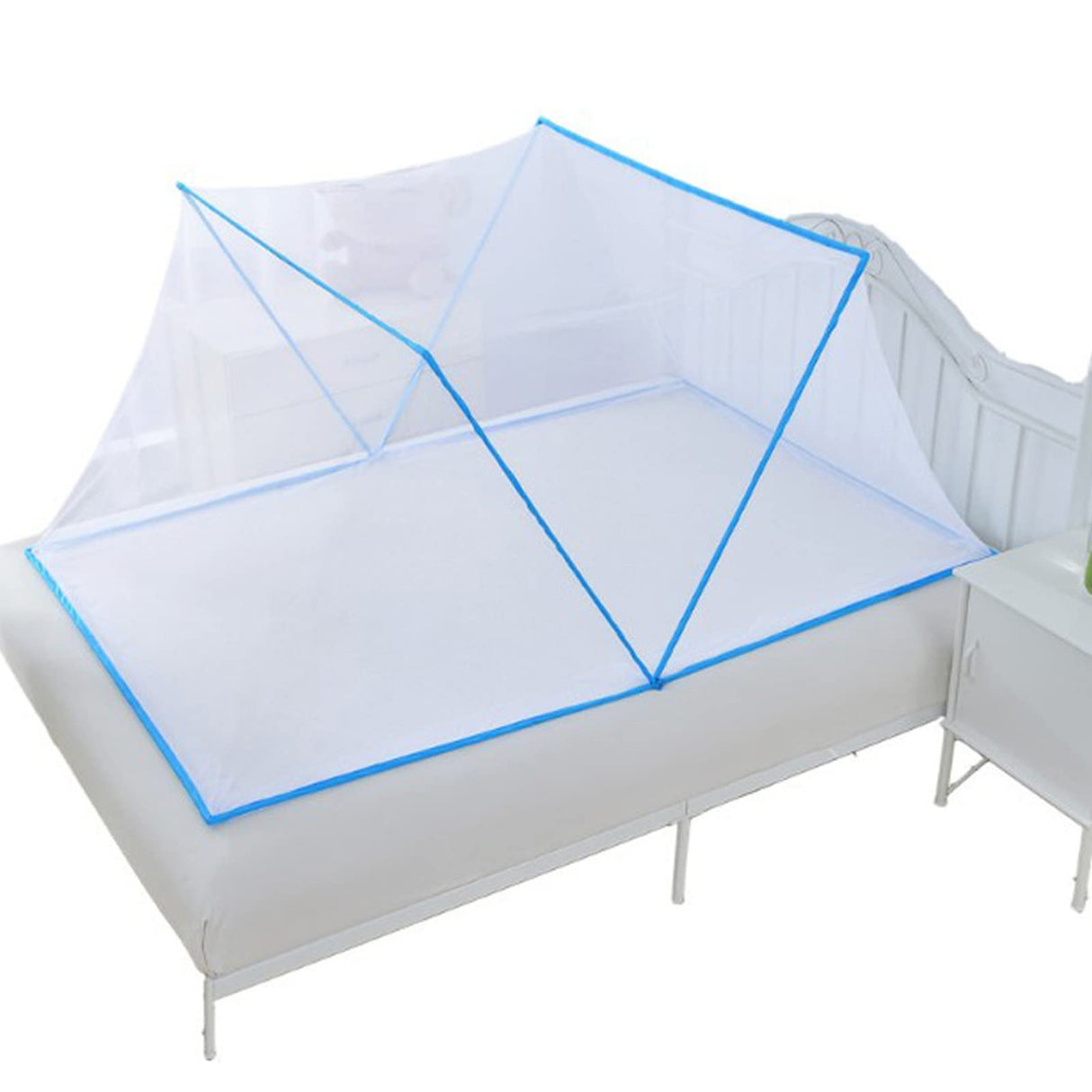 Up Mosquito Net Tent for Bed, Up Bed Canopy Foldable Portable Mosquito Netting Bed Tent for Kids Girls Boys Bed, 49.2 X 26.0 X 22.4inch, Ventilate Summer Bedroom Net Tent