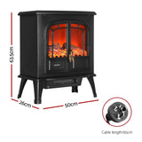 Electric Fire Heater Fireplace Freestanding 3D Flame Effect Indoor 2000W