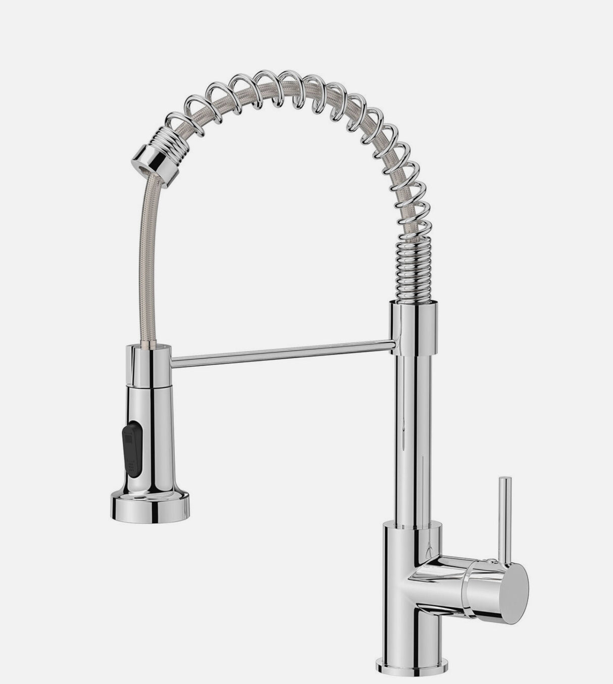 Kitchen Tap pull out with 2-Mode Sprayer Chrome Sink Mixer Taps Faucet (Chrome)