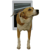 Ideal Pet Products Designer Series Plastic Pet Door with Telescoping Frame, Medium, 7" x 11.25" Flap Size