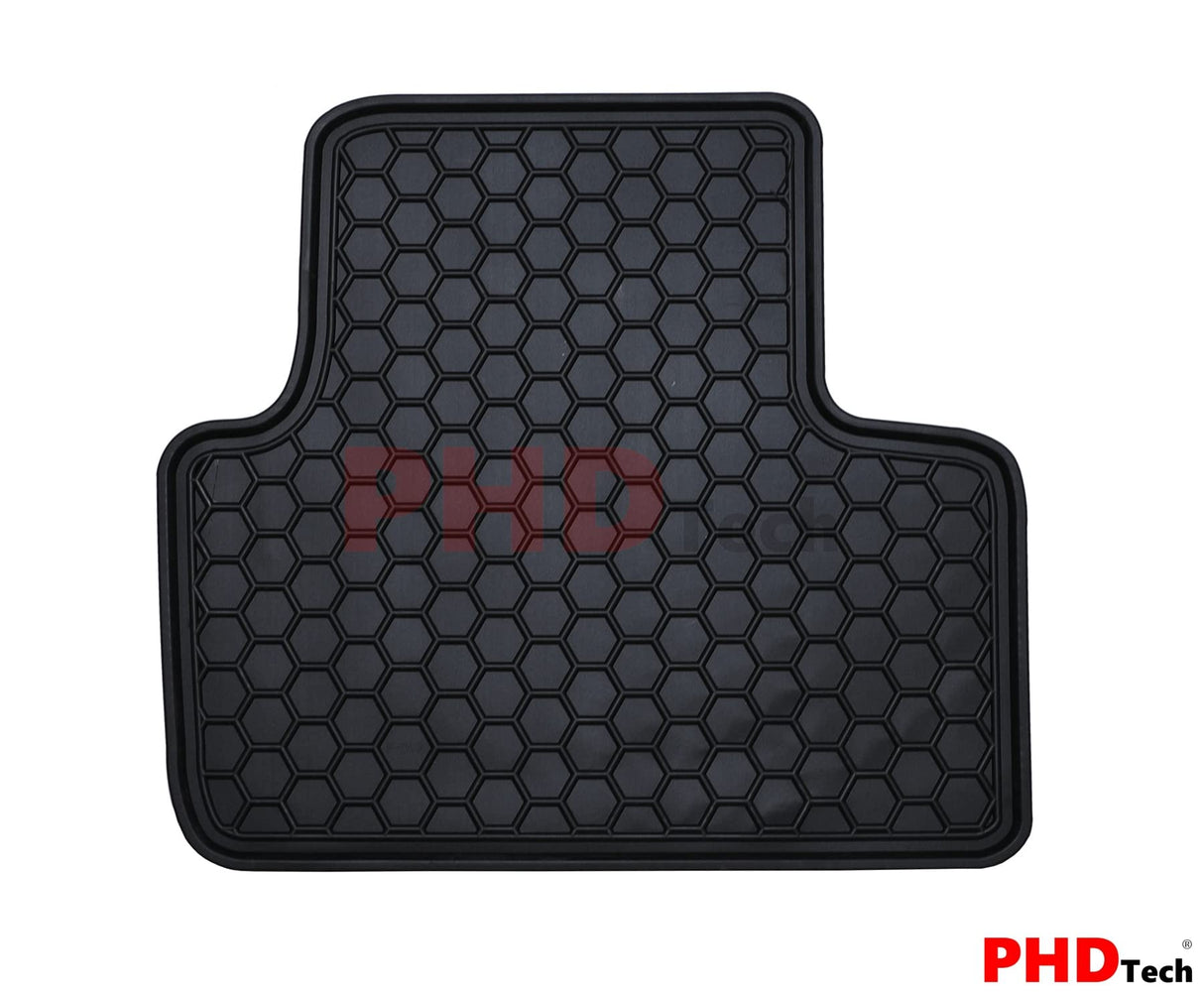 Premium Quality All Weather Rubber Car Floor Mats Fit Mitsubishi Outlander 2012-Oct 2021(White Logo)