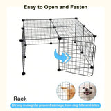 Small Animal Playpen, 12 Panels Guinea Pig Cages, Pet Playpen, Rabbit Cage, Small Animal Cage, Puppy Kitten Dog Playpen, Indoor Outdoor Portable Metal Wire Yard Fence