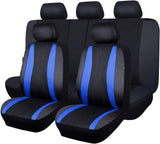 Flying Banner car seat Covers Full Set Faux Leather Air Mesh Breathable Man Lady Airbag Compatible Rear Bench Split 40/60 50/50 60/40 Truck Pick Up