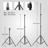 Photography Softbox Lighting Kit 2x150W 3200-6000K Dimmable RGB Soft Box Lights LED Continuous Lighting Kit Studio Equipment for Portrait Product Fashion Shooting.