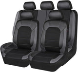 Universal Leather car seat Covers Sport fits Most Cars, SUVs, Trucks, and Vans (Full Set)