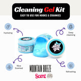 Car Cleaning Gel Kit for Interior, Non Water Car Detailing Putty, Scented Car Dashboard Cleaner, Car Cleaning Products, Upholstery Dust Remover, Vent, Reusable PC Laptop, Keyboard Cleaner