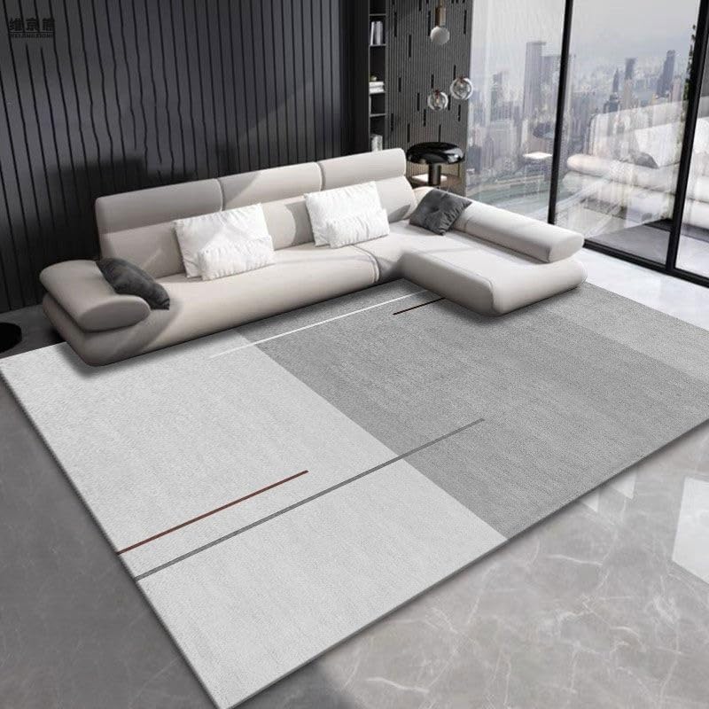 Area Rugs Living Room Rugs Modern Abstract Non-Slip Rug Large Size Short Pile Carpet Floor Mat Washable Area Rugs Non Shedding for Living Room, Bedroom (Moroccan Geometric, 160 * 230CM)