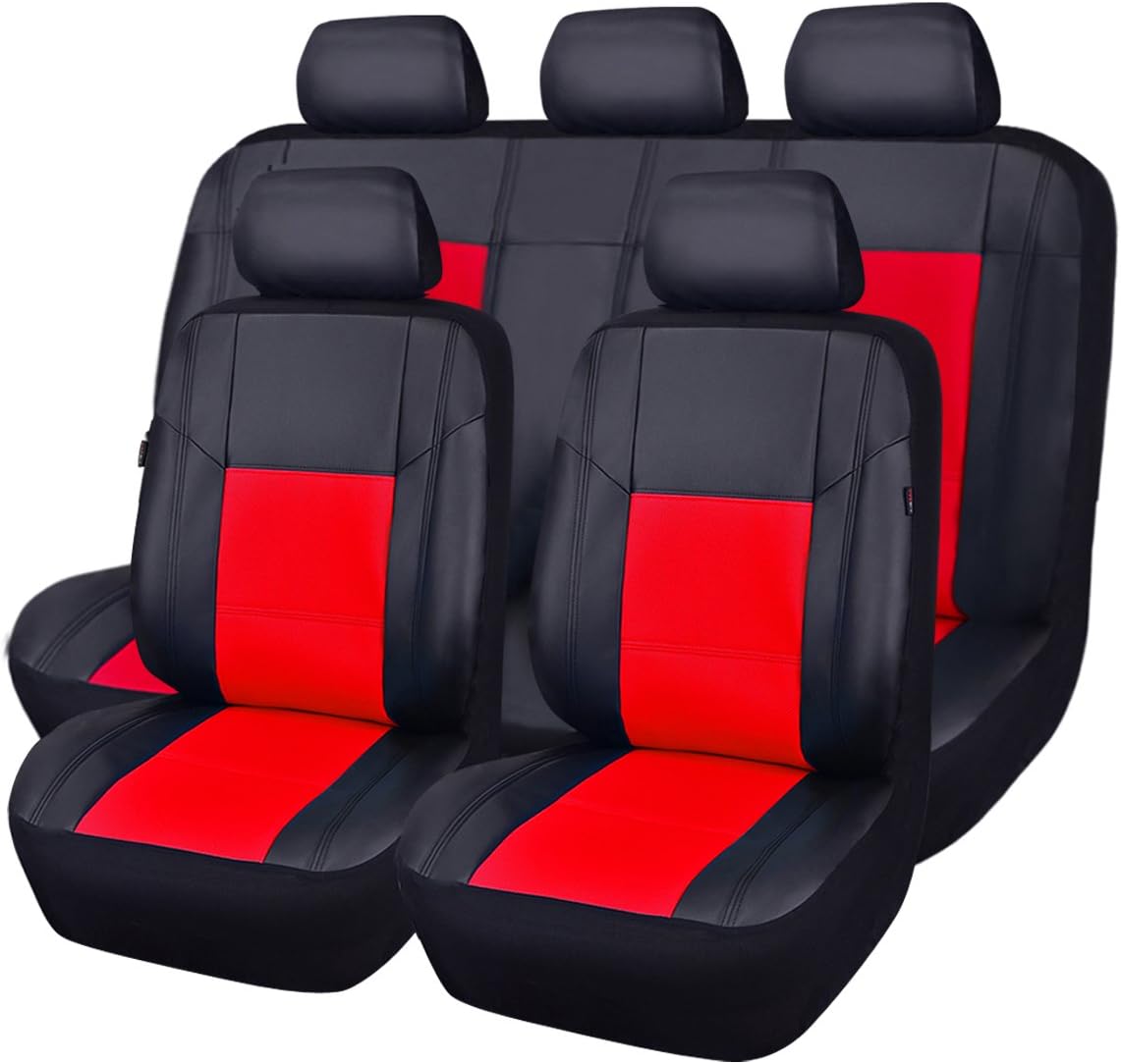 11 Pieces Leather Universal Car Seat Covers Set