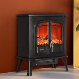 Electric Fire Heater Fireplace Freestanding 3D Flame Effect Indoor 2000W