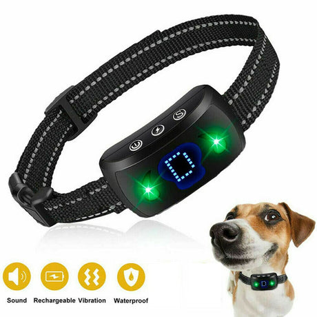 Anti Bark Dog Training Collar Sound Automatic Stop Barking Rechargeable