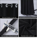 Clothing Store Changing Room with Shade Curtains for Clothing Shop, Black