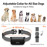 Dog Training Collar with Remote 2000Ft, Electric Dog Shock Collar with 3 Safe Training Modes, Beep, Vibration and Shock (White)