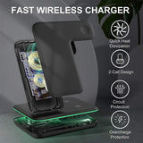 Wireless Charger, 3 in 1 Wireless Charging Station for iPhone 14/14 Pro/13 Pro Max/13/12/12 Pro Max/11 Pro Max/SE/XR/XS Max/8 Plus/Apple Watch 8/7/6/SE/5/4/3/2, Airpod Pro/3/2