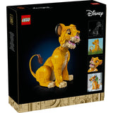 LEGO ǀ Disney Young Simba The Lion King, Collectible Animal Figure Building Set for Adults, Nostalgic Movie Memorabilia for Women, Men, and Fans 43247