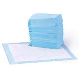 Dog and Puppy Pee Pads with 5-Layer Leak-Proof Design and Quick-Dry Surface for Potty Training, Standard Absorbency, Regular Size, 56 x 56 cm - Pack of 50, Blue & White