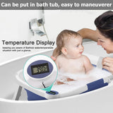 Baby Bath Tub Foldable Bathtub, Newborn Baby Plastic Bathtub with Cushion Pad Foldable Anti-Slip Legs Collapsible Tub for Toddler Baby Kids Bathing - Childrens Travel Shower Bath Tubs