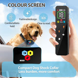 Dog Bark Collar,4 Modes Rechargeable Smart Barking Collar,IP67 Waterproof Shock Collar, Safe Shock Anti Barking Device for Dogs，Dog Barking Collar for Dogs 1-120lbs, Dog Training Device