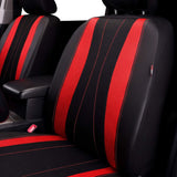 Flying Banner car seat Covers Full Set Faux Leather Air Mesh Breathable Man Lady Airbag Compatible Rear Bench Split 40/60 50/50 60/40 Truck Pick Up