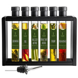 Infused Olive Oil Gift Set 6x40ml Extra Virgin, Flavoured, Cooking Oil/Bread dipping oils gift set, |Basil Oil, Garlic Oil, Chilli, Lemon, Rosemary, Oregano|Tomatoes -Cooking Oils Gift Set |Food Gifts