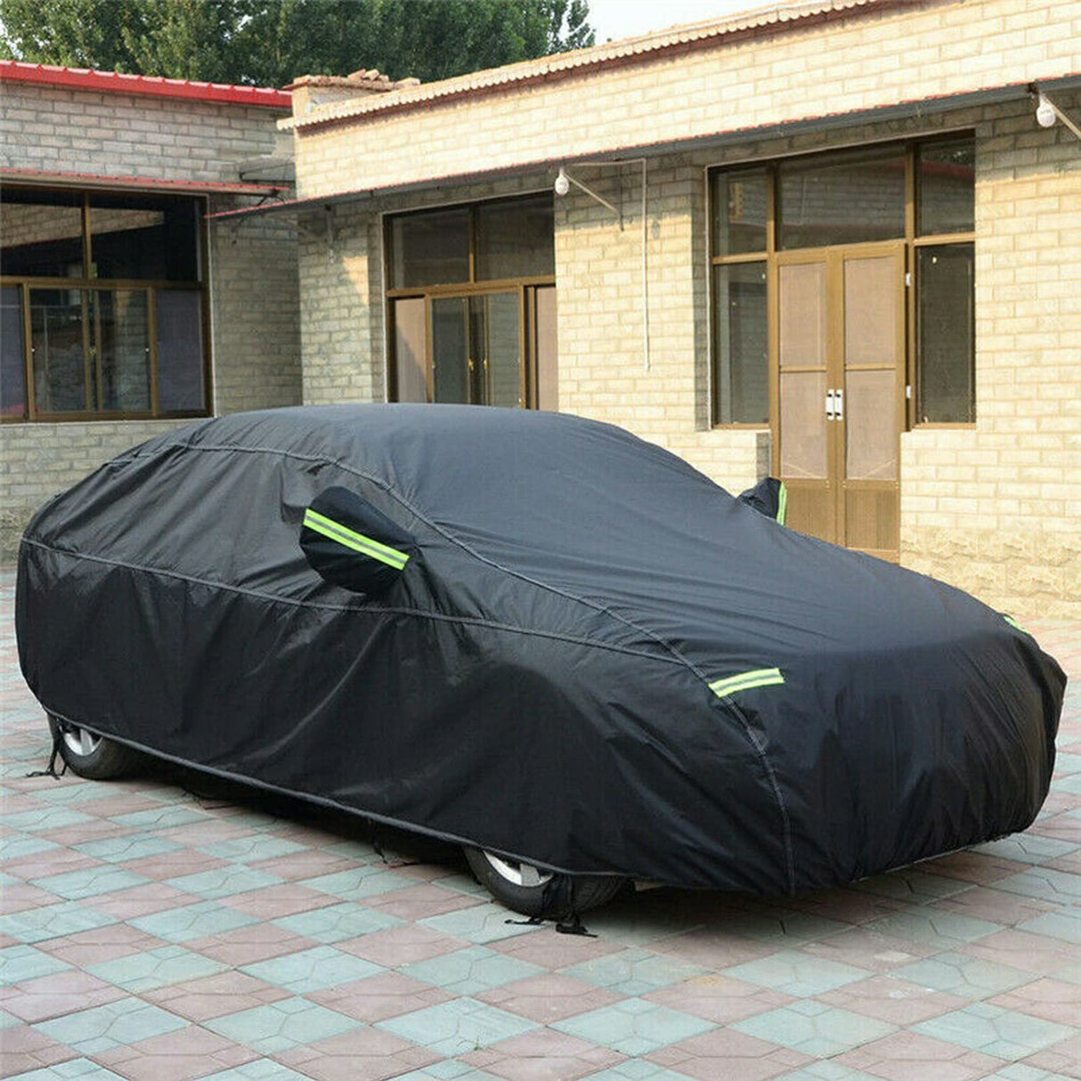 Waterproof Car Cover for All-Weather,Car Protection Cover Against Snow,Sun,Wind and Hail,Premium Car Cover for Sedan(208.6''L X 78.7''W X 59''H)