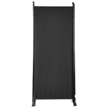 3 Panel Room Divider Stand Folding Privacy Screen 226 x 185cm Dark Black