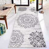 Extra Long & Wide Runner Rugs(80x180cm) - Washable Non Slip Kitchen Floor Mat, Kitchen Rugs & Mats for Hallway, Living Room, Bedroom, Hall, Laundry