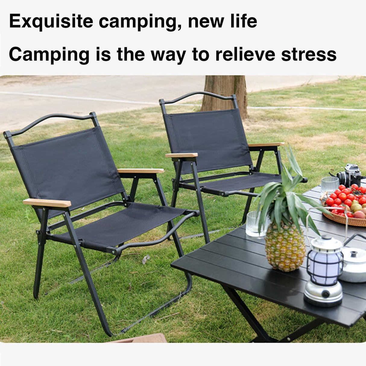 Foldable Camping Chair, Picnic Chairs Folding Camping Chair Hiking Chair Outdoor Chair Beach Chair Portable Camping Chair (1, Aluminum alloy, 78 * 51 * 49cm)