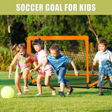 Kids Soccer Goal Pop Up Soccer Goals Set for Backyard Easy Assembly Play Soccer Net for Backyard Football Net for Kids and Adults Soccer Training Equipment Portable Pop Up Goals Soccer