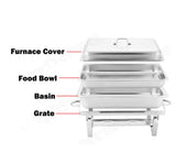 Multi Stainless Steel Bain Marie Chafing Dish  Buffet Food Warmer 9L/4.5L*2/3L*3