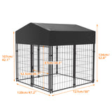 Giant Strong Steel Pet Dog Enclosure Run House Playpen Rabbit Hutch Cage Kennels