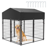 Giant Strong Steel Pet Dog Enclosure Run House Playpen Rabbit Hutch Cage Kennels