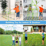 Funhub Fort - Kids Construction Fort Building Kit Indoor & Outdoor Gift Toys Game 175 pieces