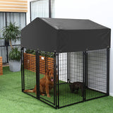 Giant Strong Steel Pet Dog Enclosure Run House Playpen Rabbit Hutch Cage Kennels