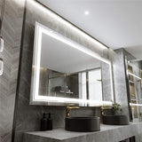 ULTRA LONG LIFE LED Bathroom Mirror Double LED Anti-Fog Vanity Mirror Waterproof