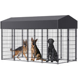 Giant Strong Steel Pet Dog Enclosure Run House Playpen Rabbit Hutch Cage Kennels