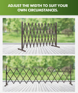 Garden Security Fence Gate Gate Metal Indoor Outdoor Expandable Barrier Traffic