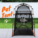 3 Tier Cat Tent Tower Enclosure Pet Dog House Playpen Rabbit Ferret Outdoor Cage