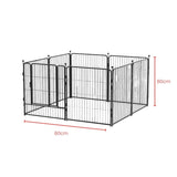 Easy to Assemble Indoor and Outdoor Multifunctional Dog Playpen 32" Thick Model