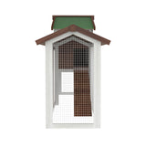 Rabbit Hutch Chicken Coop Large Wooden Run Cage Hen Guinea Pig Outdoor Pet House