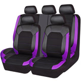 Universal Leather car seat Covers Sport fits Most Cars, SUVs, Trucks, and Vans (Full Set)