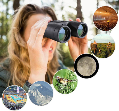 Powerful 10X50 Binoculars for Adults Bird Watching Hiking Trip Hunting Stargazing Sports Christmas Gift(Big Full-size 30 oz)